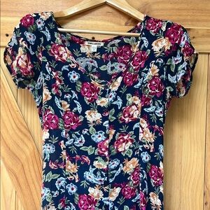 Billabong Floral Sheath Maxi Dress
